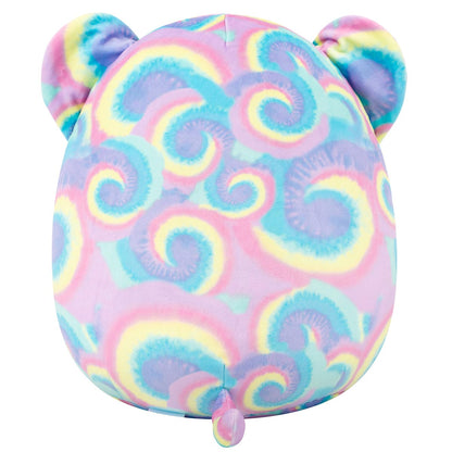 Squishmallows 12" Jonessa the Purple Psychedelic Tie-Dye Bear | Jazwares