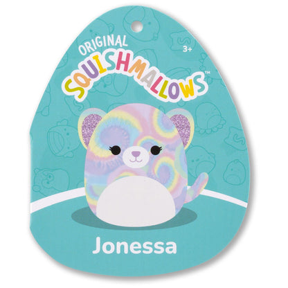 Squishmallows 12" Jonessa the Purple Psychedelic Tie-Dye Bear | Jazwares