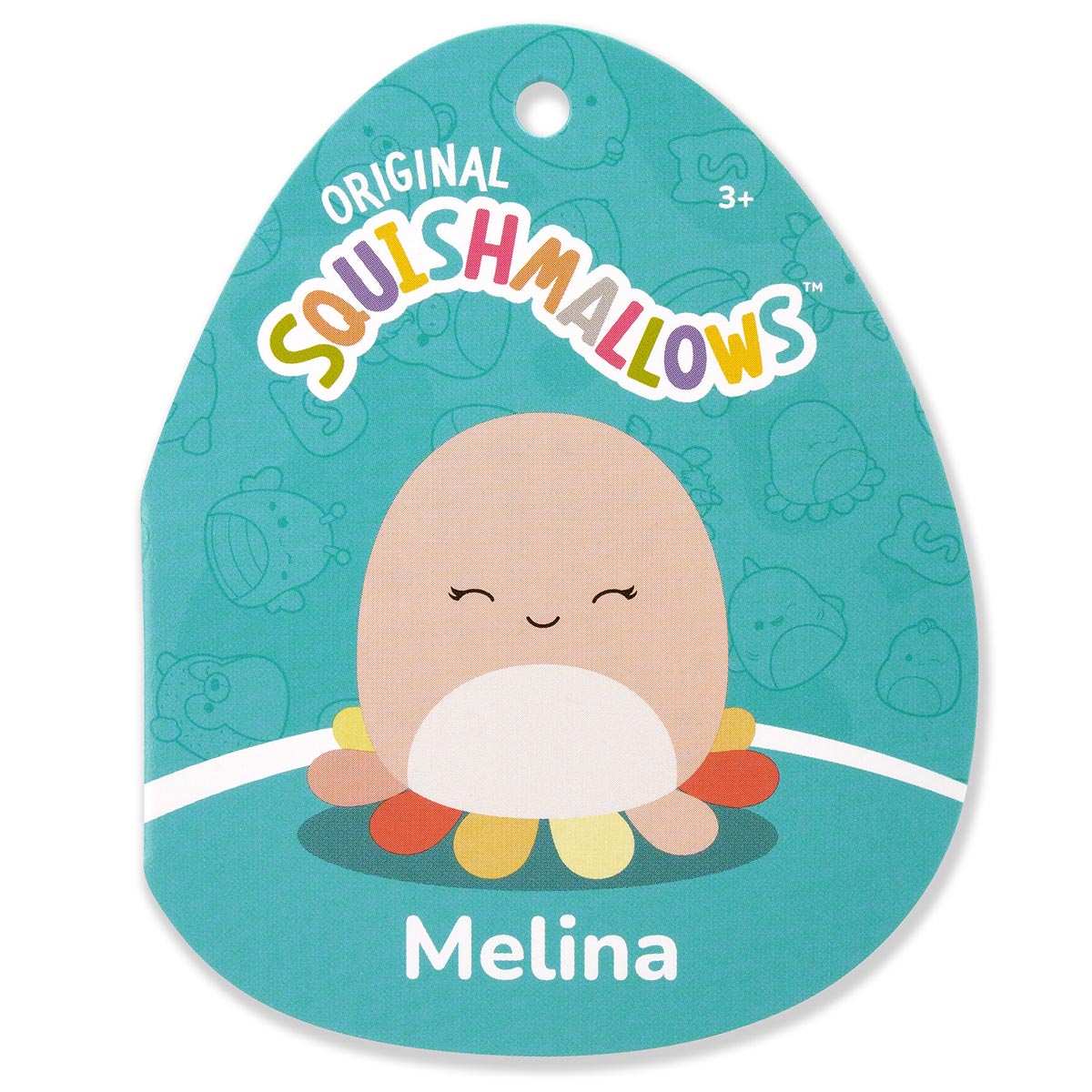 Squishmallows 12" Melina the Happy Peach Octopus | Jazwares