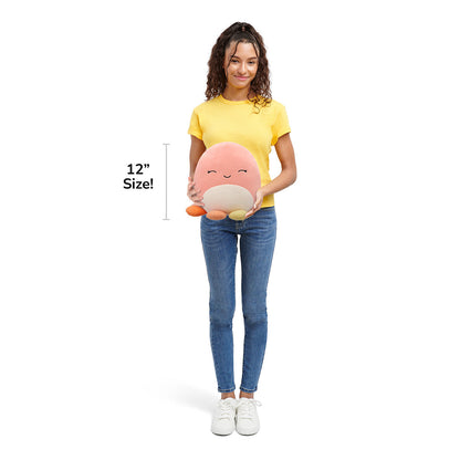 Squishmallows 12" Melina the Happy Peach Octopus | Jazwares