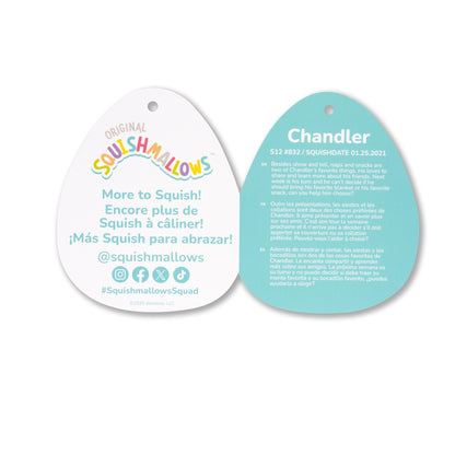 Squishmallows 12" Chandler the Yellow Shark | Jazwares
