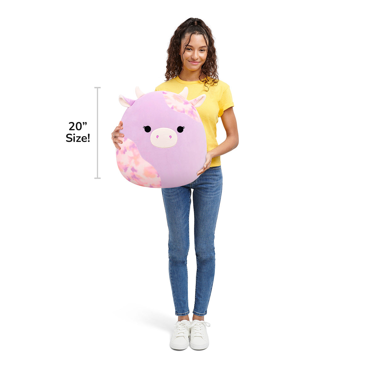 Squishmallows 20" Suri the Pink Tie-Dye Cow | Jazwares