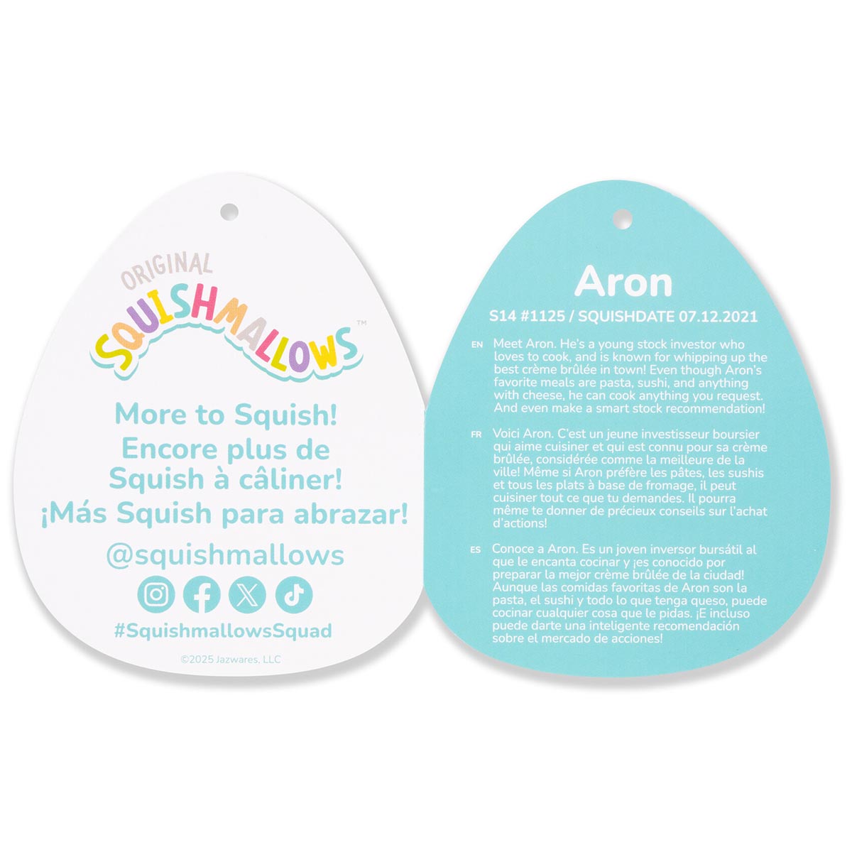 Squishmallows 14" Aron the Black Gorilla | Jazwares