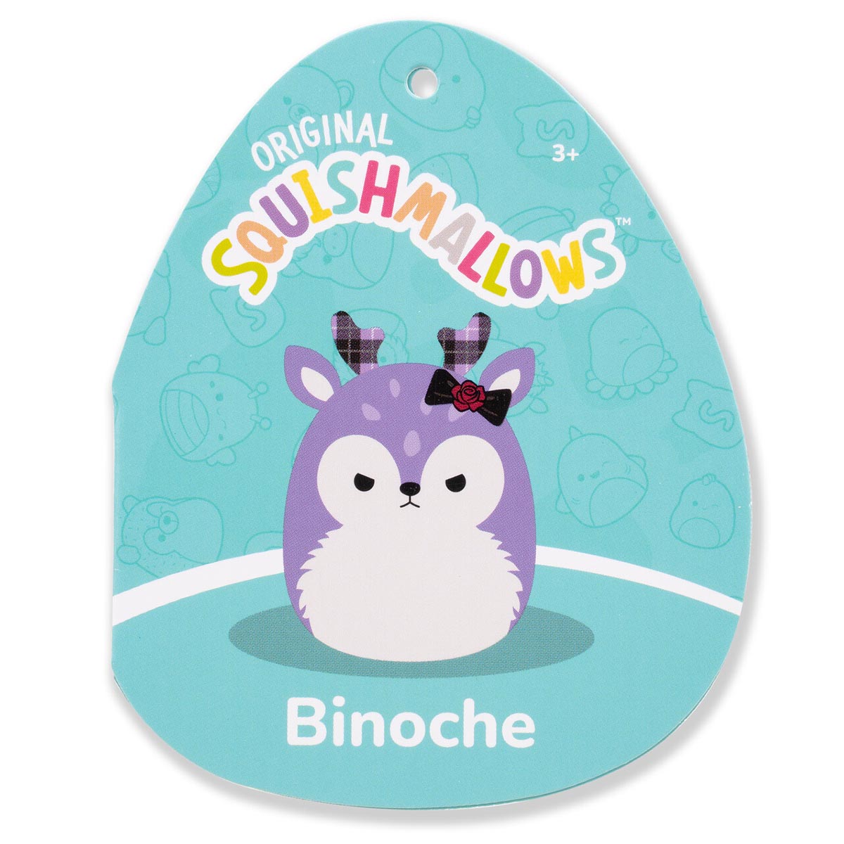 Squishmallows 14" Binoche the Purple Fawn | Jazwares