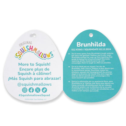 Squishmallows 14" Brunhilda the Blue Tonal Squirrel | Jazwares