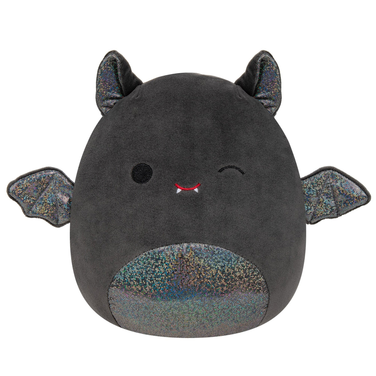 Squishmallows 8" Emily the Black Bat with Sparkly Belly | Jazwares