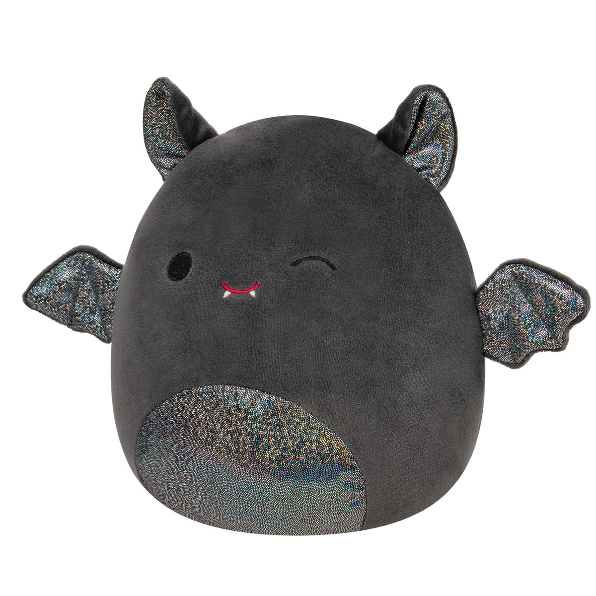 Squishmallows 8" Emily the Black Bat with Sparkly Belly | Jazwares