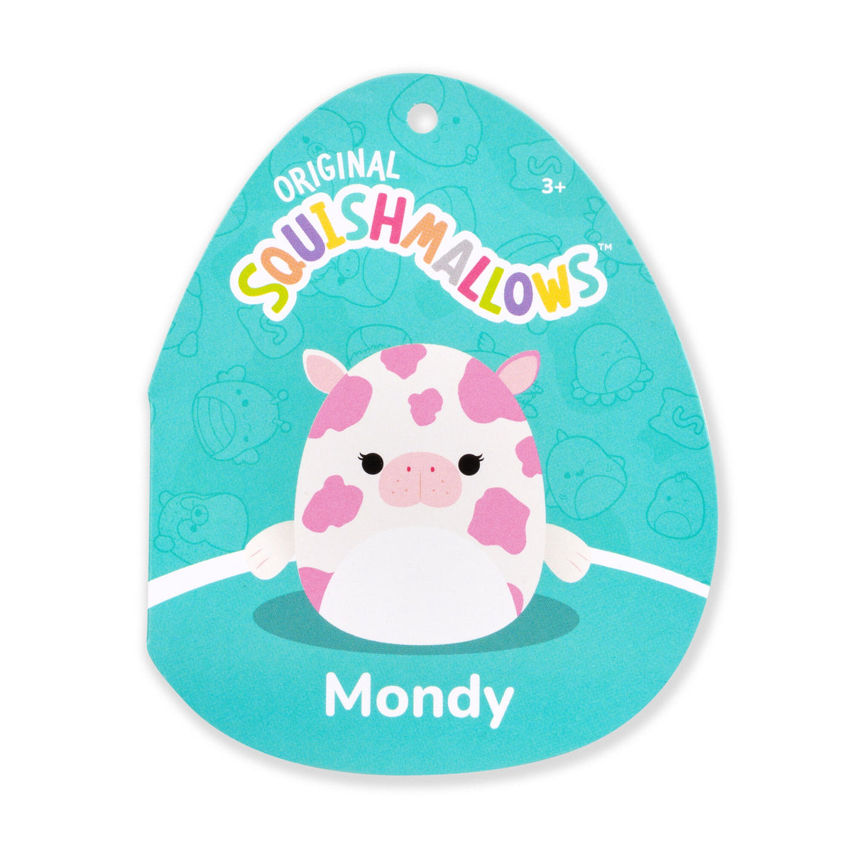 Squishmallows 16" Mondy the Hot Pink And White Sea Cow | Jazwares