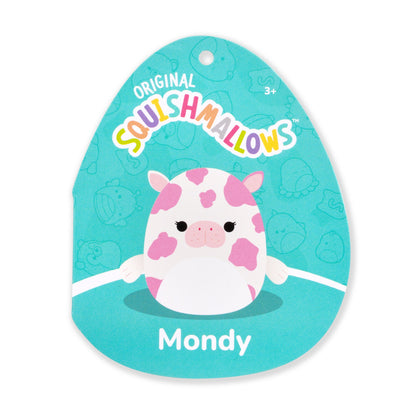 Squishmallows 16" Mondy the Hot Pink And White Sea Cow | Jazwares