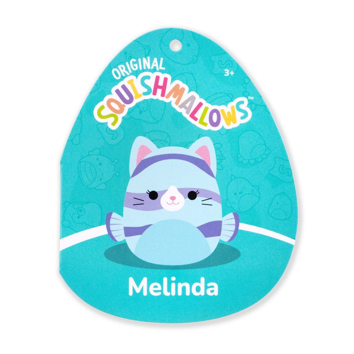 Squishmallows 20" Melinda the Blue Striped Cat Fish | Jazwares