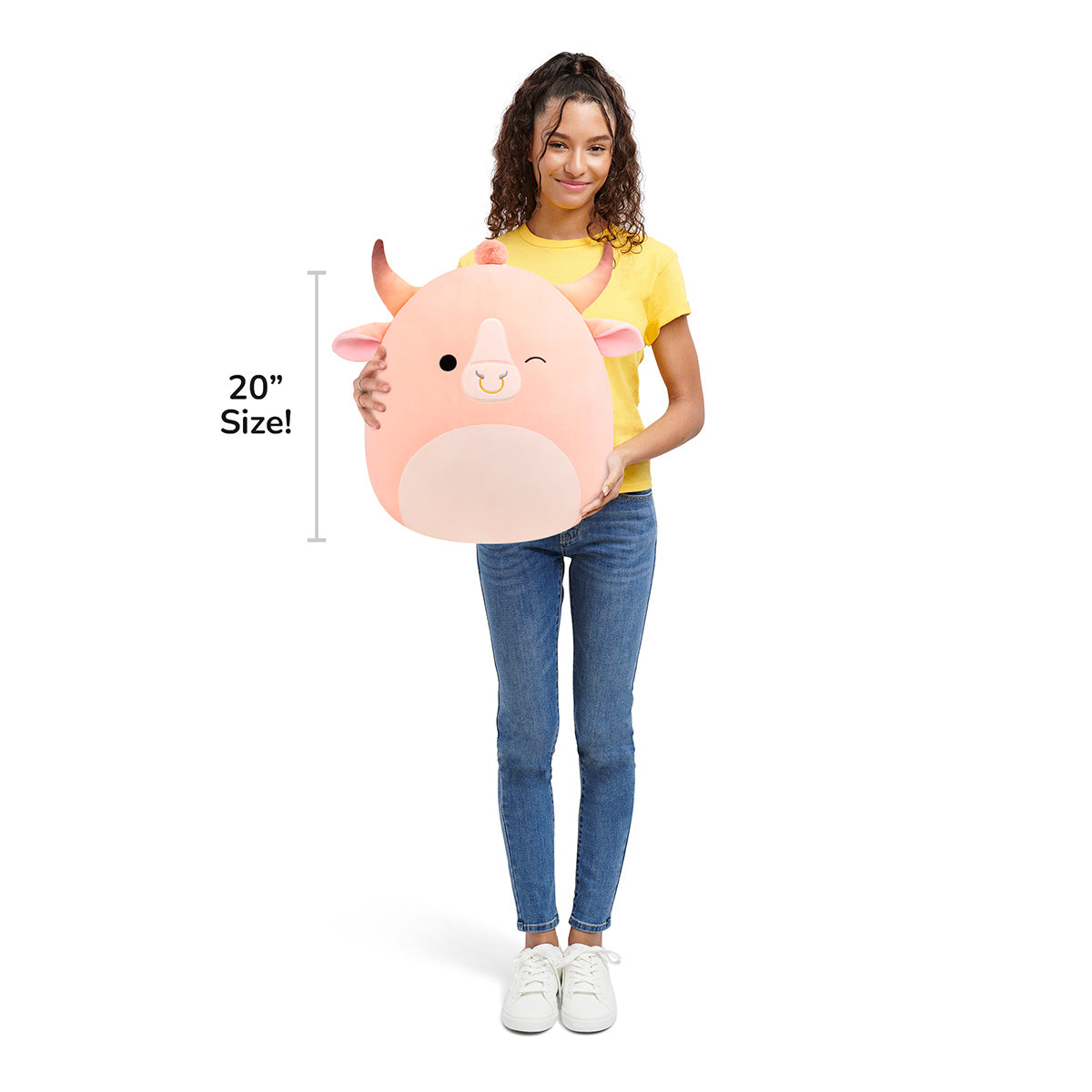 Squishmallows 20" Howland the Peach Brahman Bull | Jazwares