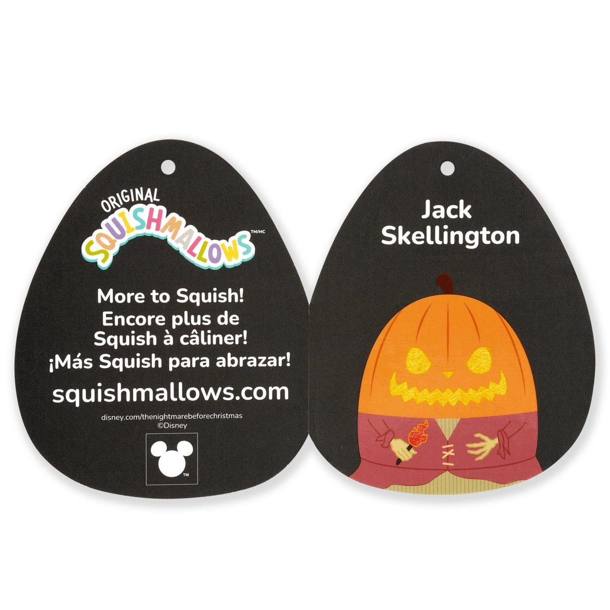 Squishmallows 8" Select Series Pumpkin King Jack Skellington | Jazwares