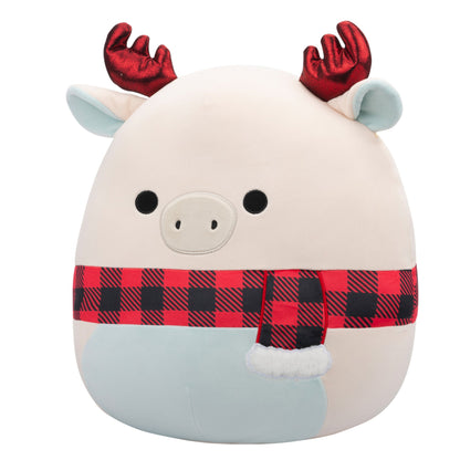 Squishmallows 16" Matthew the White Moose with Glitter Antlers | Jazwares