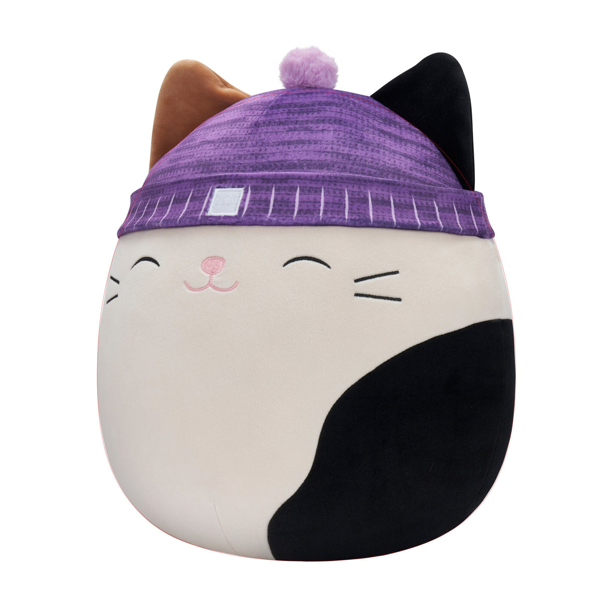 Squishmallows 14" Cam Calico Cat with Purple Hat | Jazwares