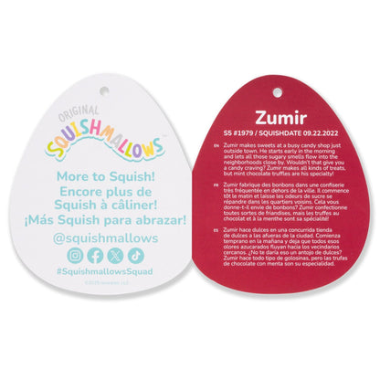 Squishmallows 5" Zumir the Green Moose with Peppermint Swirl Belly | Jazwares