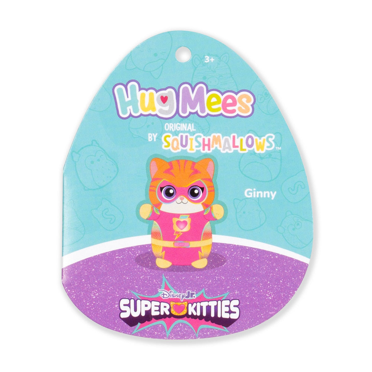 Squishmallows Disney SuperKitties 10" Ginny HugMees | Jazwares