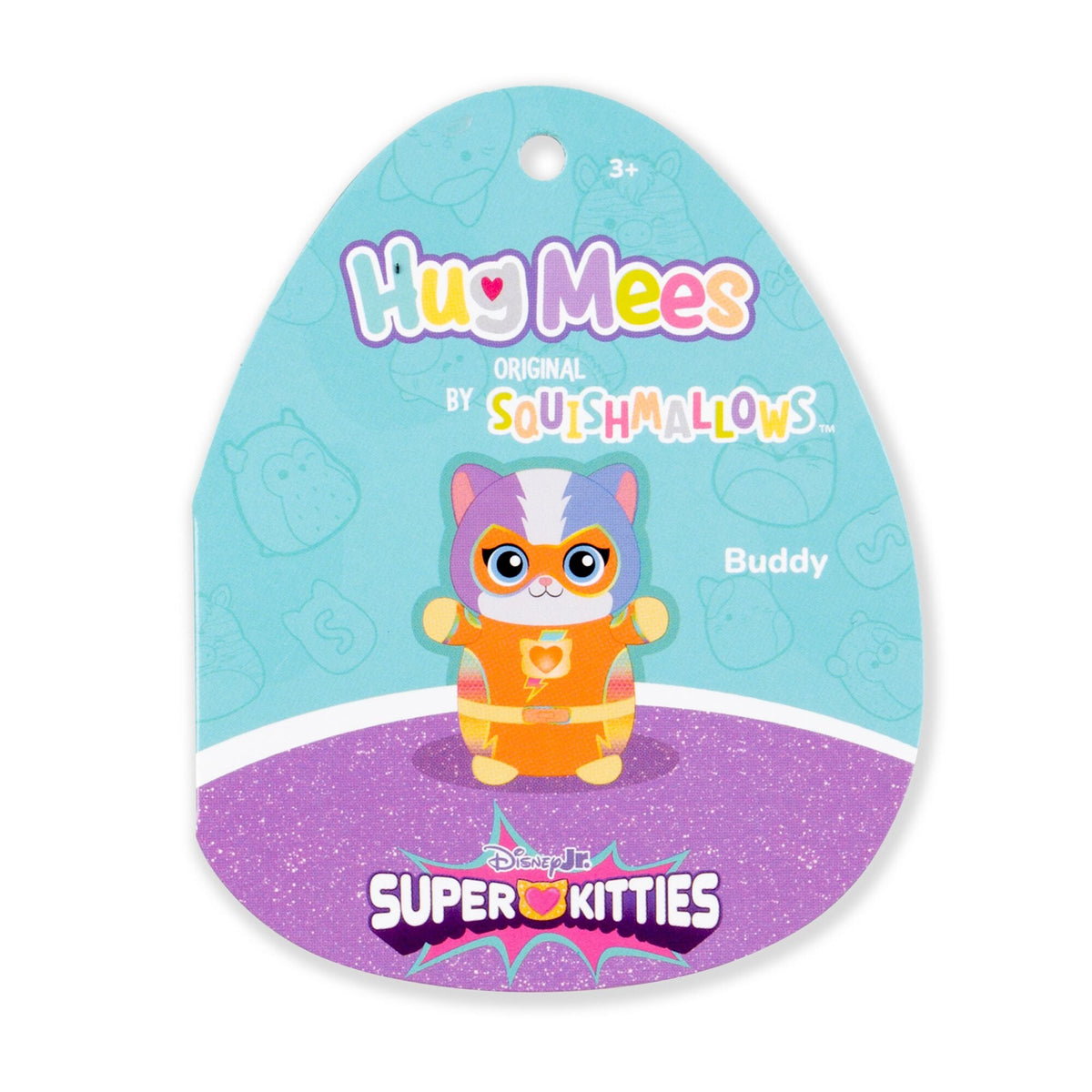 Squishmallows Disney SuperKitties 10" Buddy HugMees | Jazwares