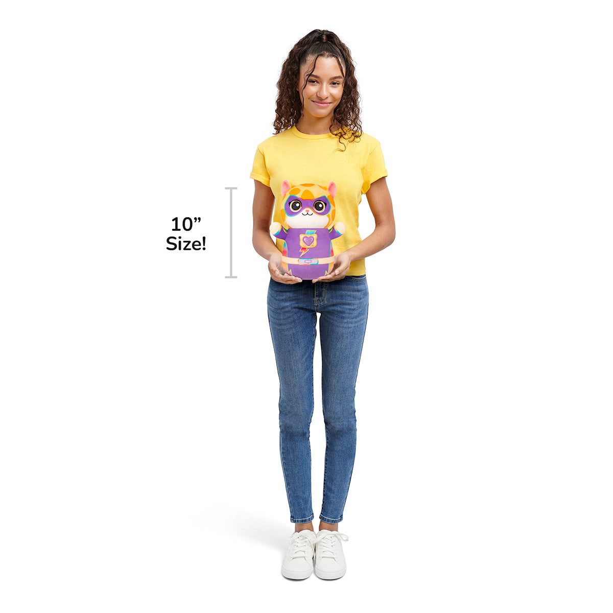 Squishmallows Disney SuperKitties 10" Sparks HugMees | Jazwares