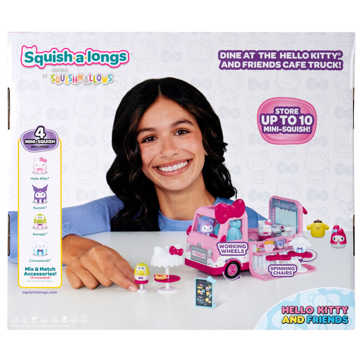 Squish-a-longs Hello Kitty Cafe Truck Playset | Jazwares