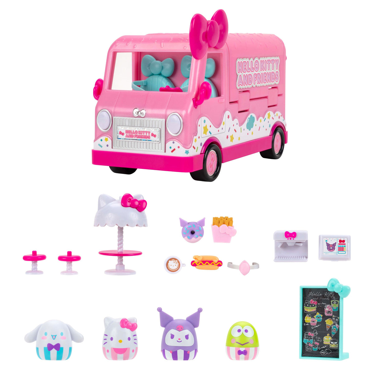 Squish-a-longs Hello Kitty Cafe Truck Playset | Jazwares