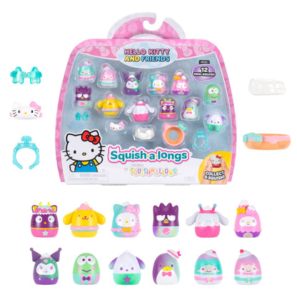 Squish-a-longs Hello Kitty and Friends Dreamland 12-Pack | Jazwares
