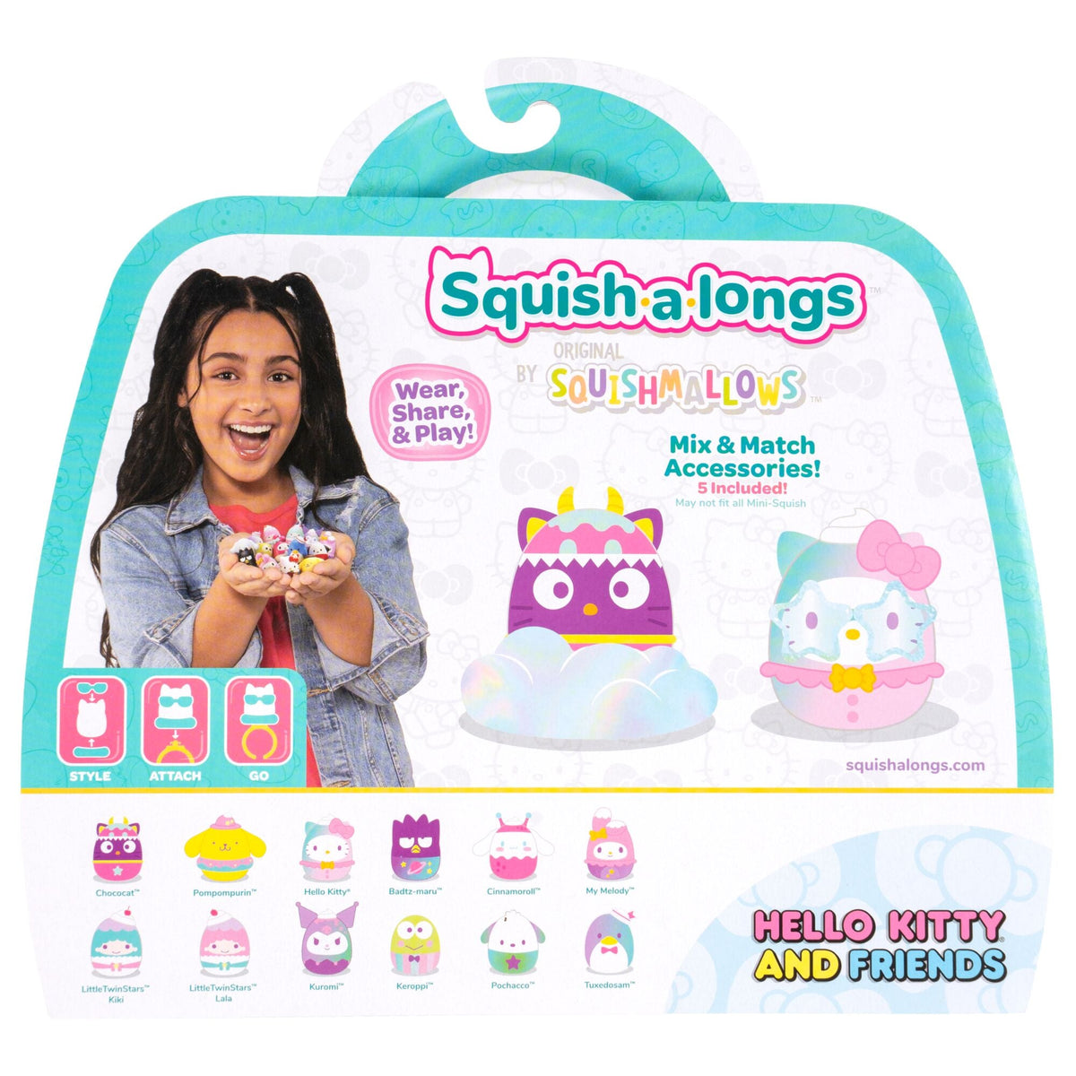 Squish-a-longs Hello Kitty and Friends Dreamland 12-Pack | Jazwares