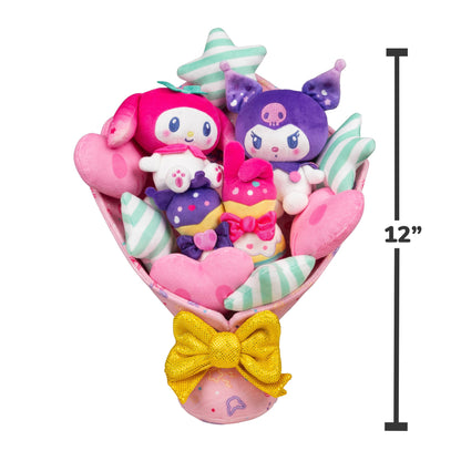 Hello Kitty and Friends 12" My Melody and Kuromi Anniversary Plush Bouquet | Jazwares