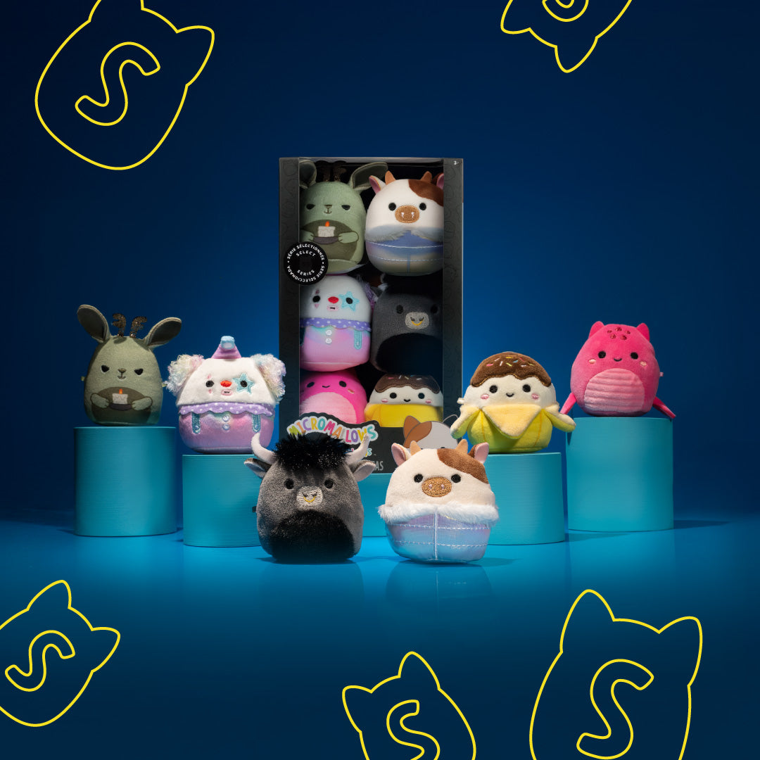Micromallows Select Series 6-Pack - Ronnie, Junie, X. Axis, Ennis, Martha, Lake | Jazwares