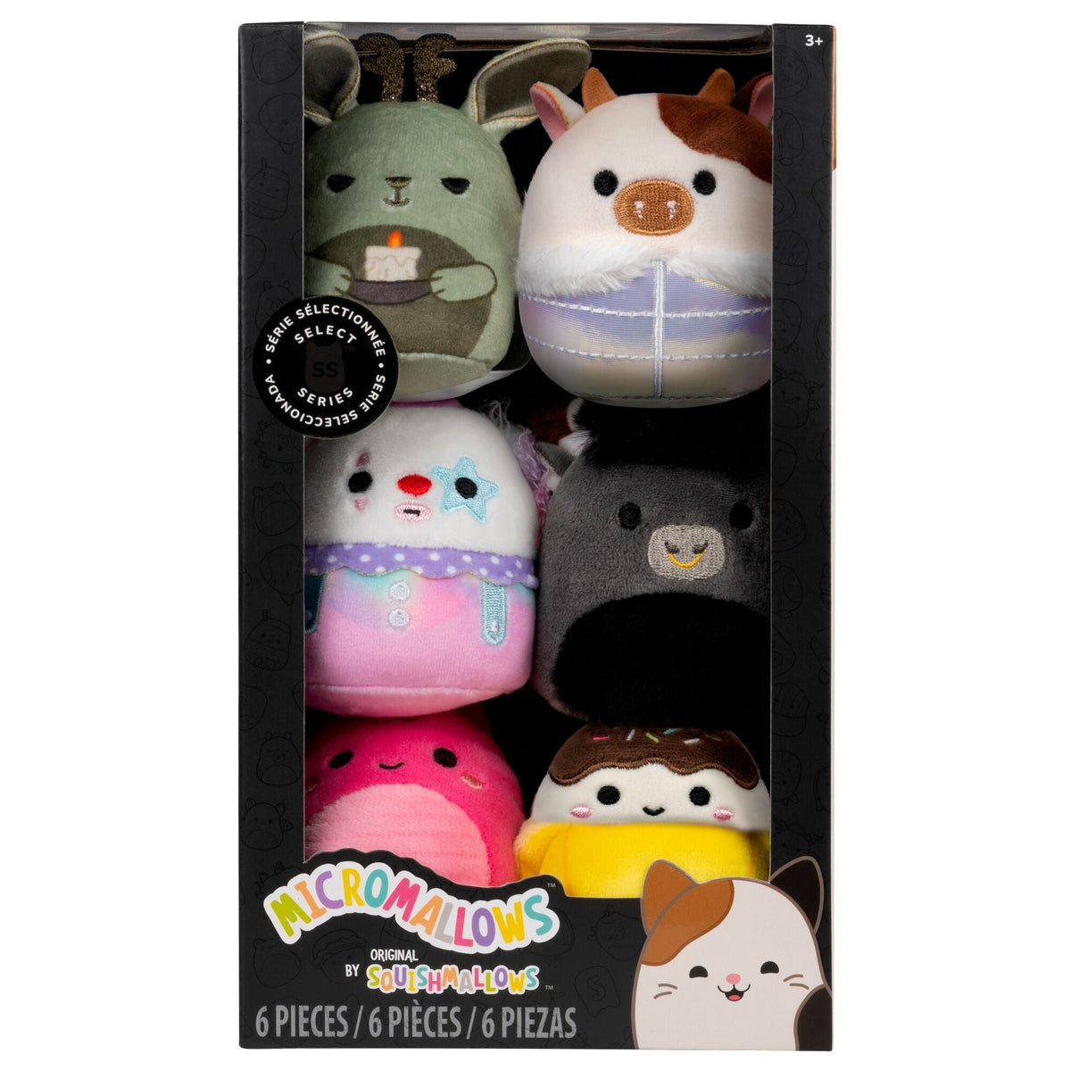 Micromallows Select Series 6-Pack - Ronnie, Junie, X. Axis, Ennis, Martha, Lake | Jazwares