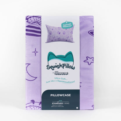SquishPillow Pillowcase Lavender Slumber | Jazwares