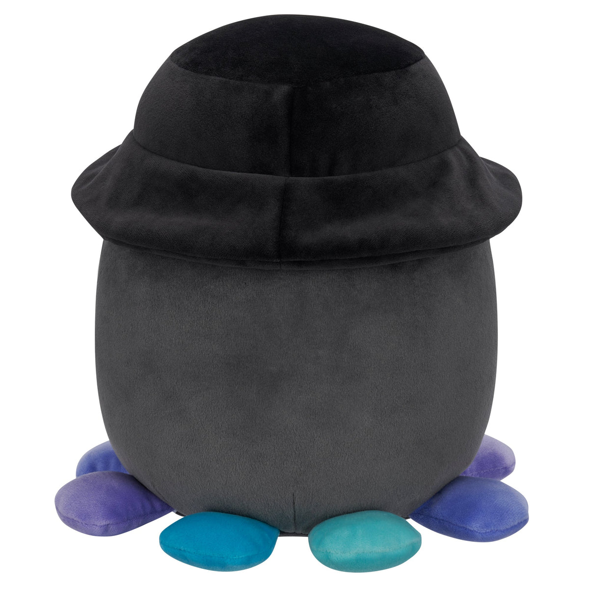 Squishmallows 8" Yoko the Charcoal Grey Octopus with Bucket Hat | Jazwares