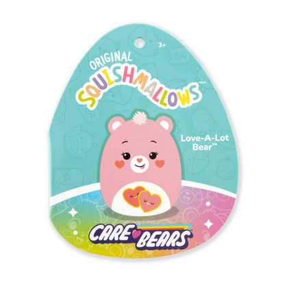 Squishmallows Care Bears 12" Love-a-lot Bear | Jazwares