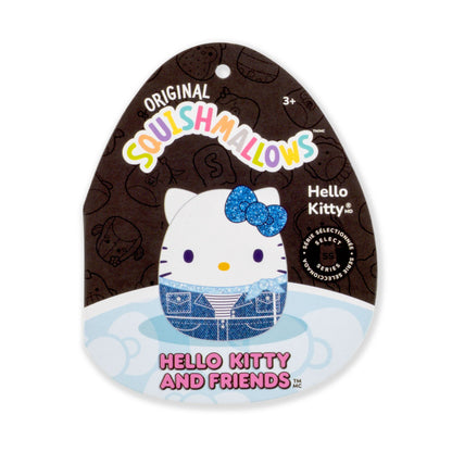 Squishmallows 12" Denim Hello Kitty | Jazwares