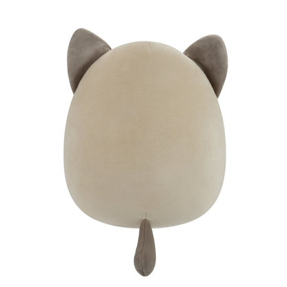 Squishmallows 12" Felton the Siamese Cat Holding Heart Churro | Jazwares