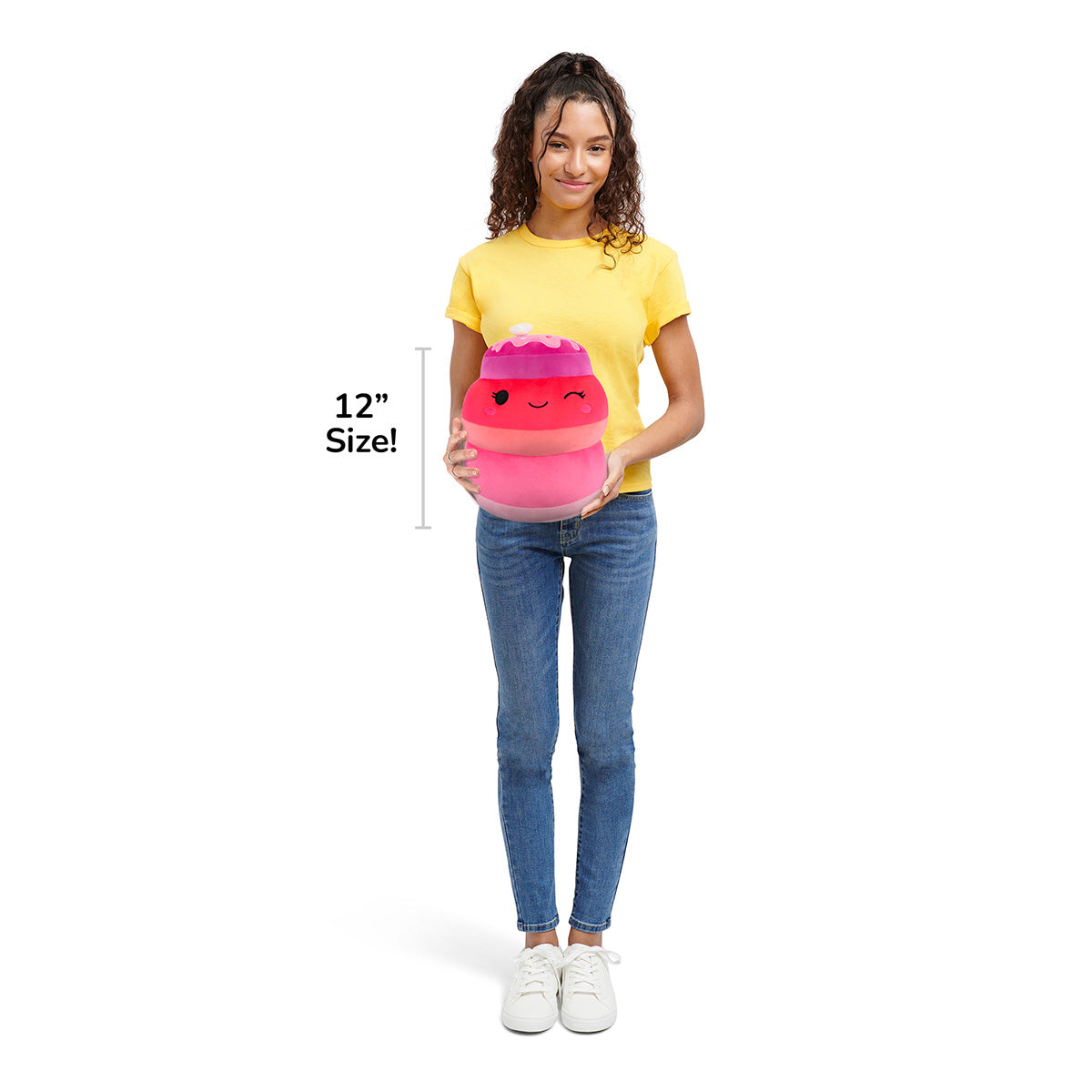 Squishmallows 12" Bertina the Pink Ombré Pancakes | Jazwares