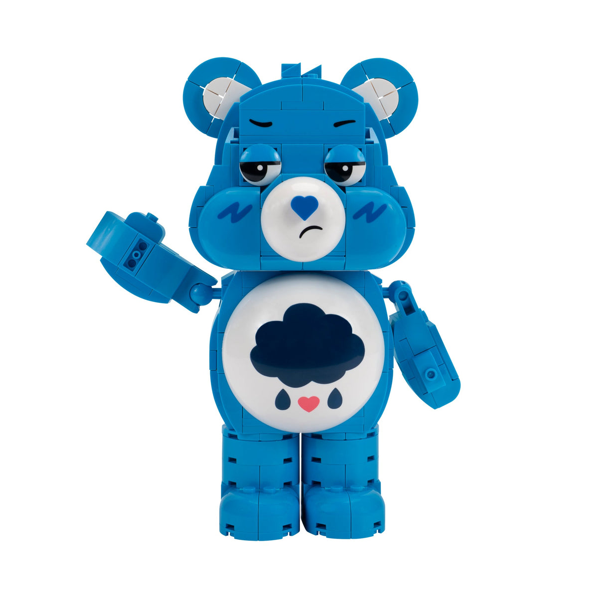Care Bears Grumpy Bear Building Set - 7-Inch Buildable Articulated Fig