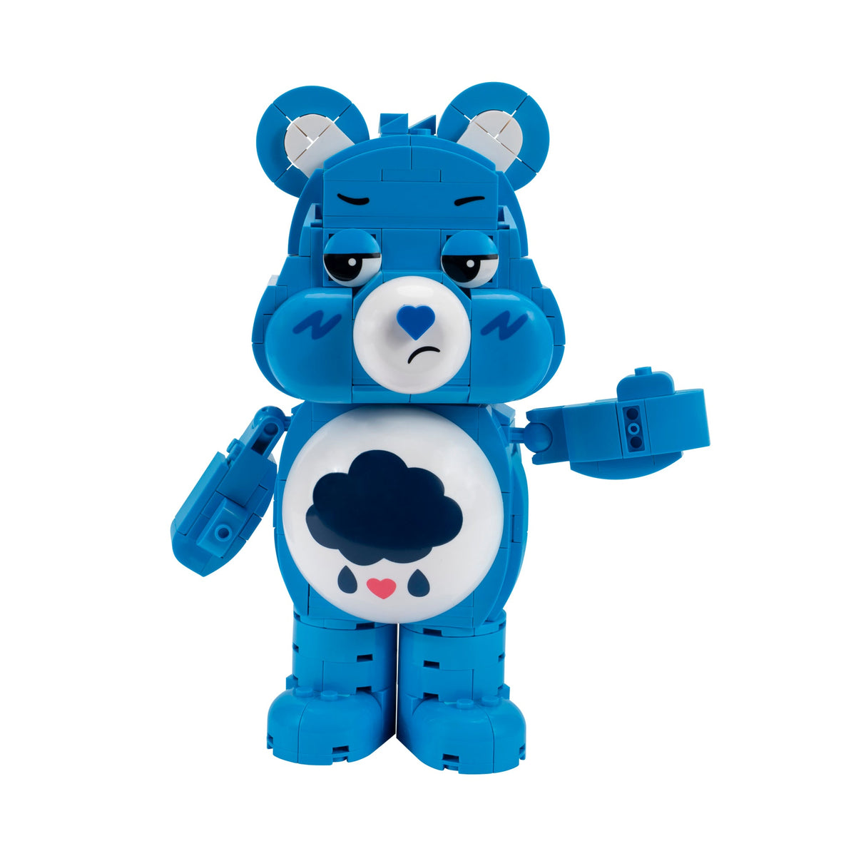 Care Bears Grumpy Bear Building Set - 7-Inch Buildable Articulated Fig