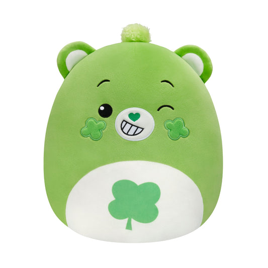 Squishmallows Care Bears 12" Good Luck Bear | Jazwares