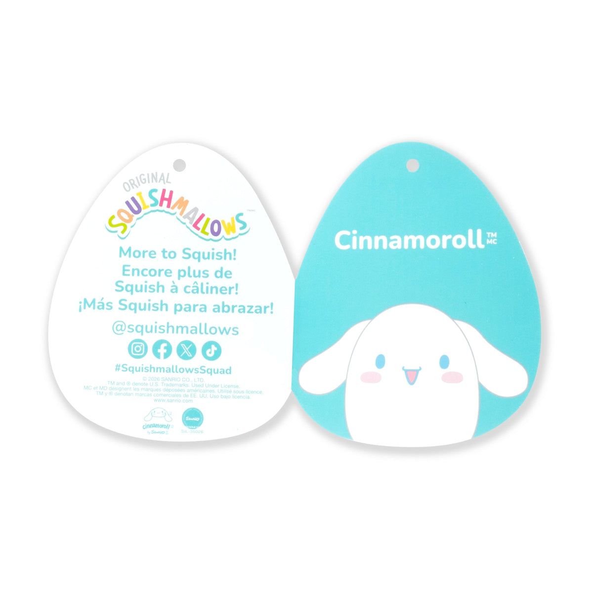 Squishmallows Hello Kitty and Friends 12" Cinnamoroll | Jazwares