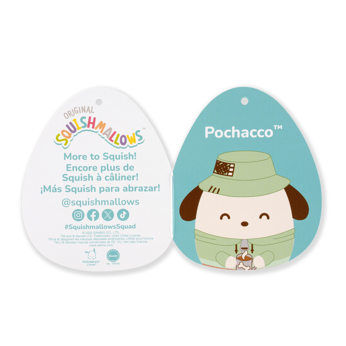 Hello Kitty and Friends 12" Cute Camping Pochacco | Jazwares
