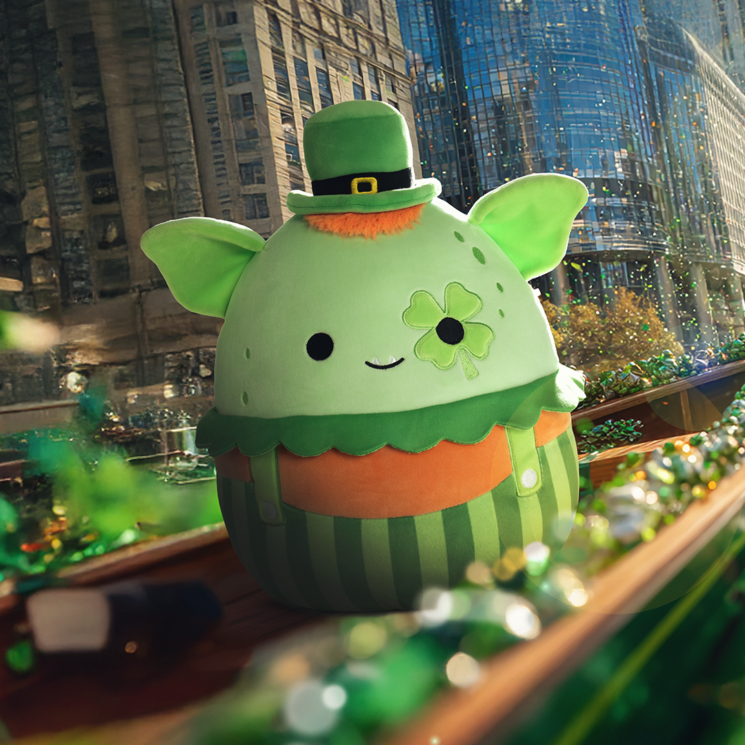 Squishmallows 12" Select Series Denny the St. Patty's Day Troll | Jazwares