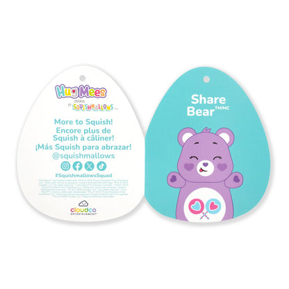 Squishmallows Care Bears 10-Inch Share Bear HugMees | Jazwares
