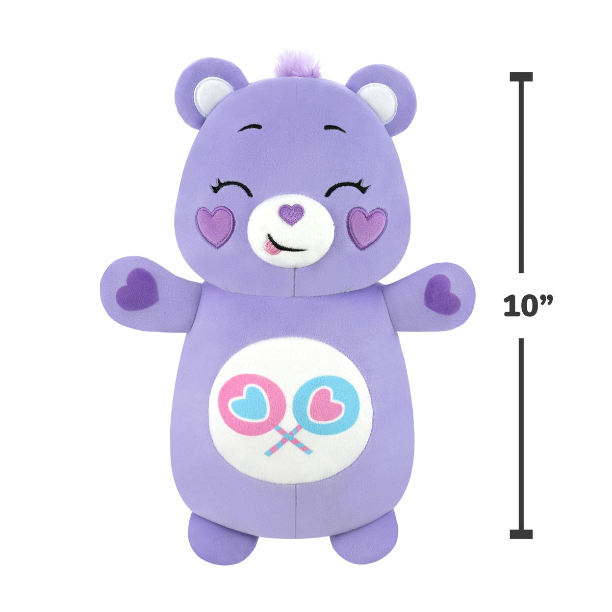 Squishmallows Care Bears 10-Inch Share Bear HugMees | Jazwares