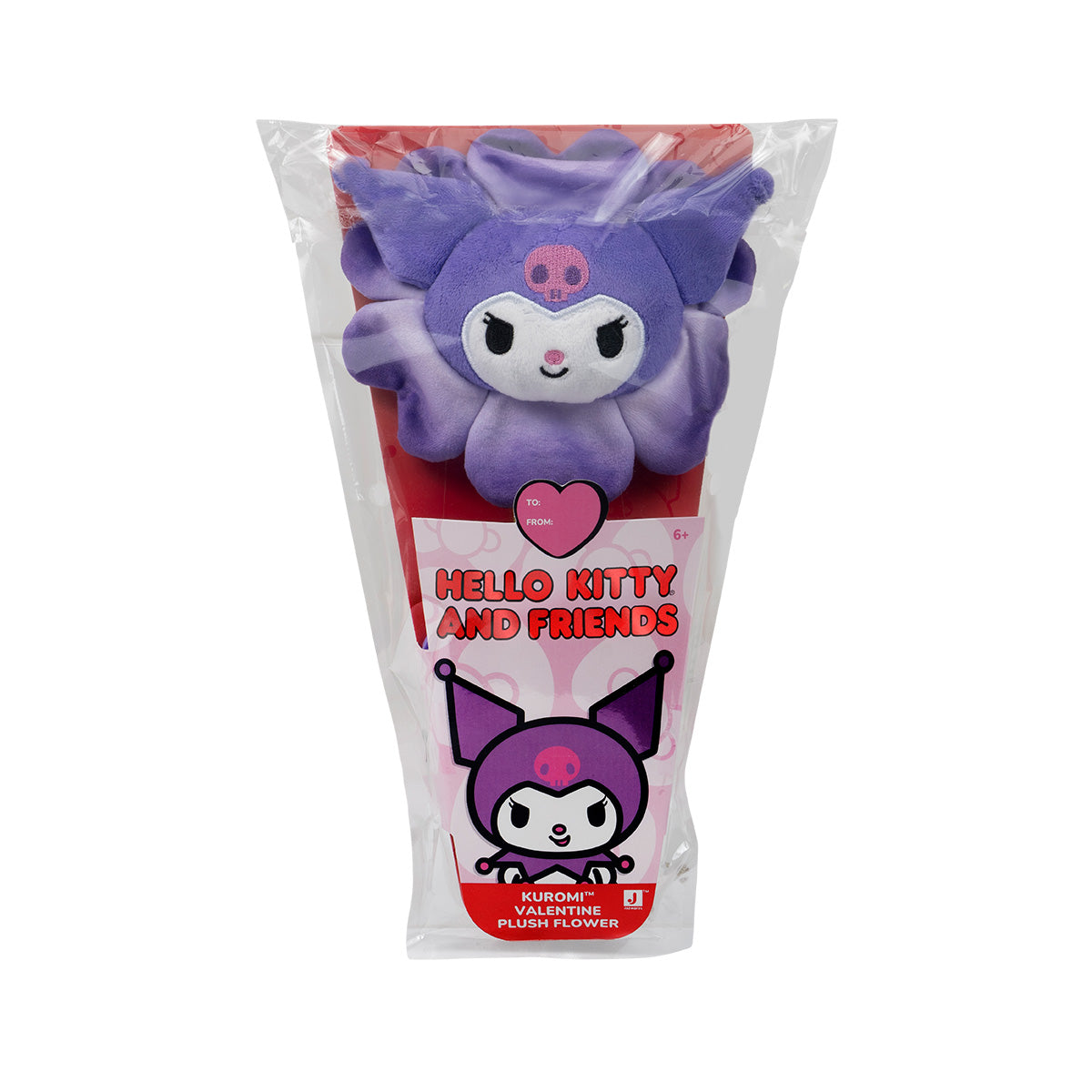 Hello Kitty and Friends 14" Plush Flower 2-Pack - My Melody & Kuromi | Jazwares