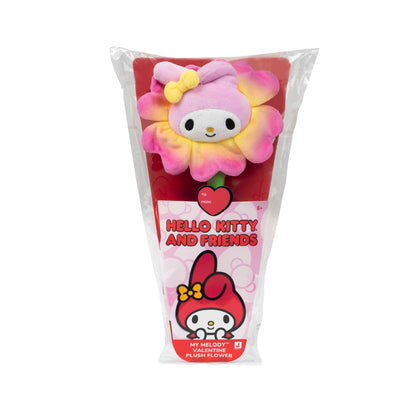 Hello Kitty and Friends 14" Plush Flower 2-Pack - My Melody & Kuromi | Jazwares