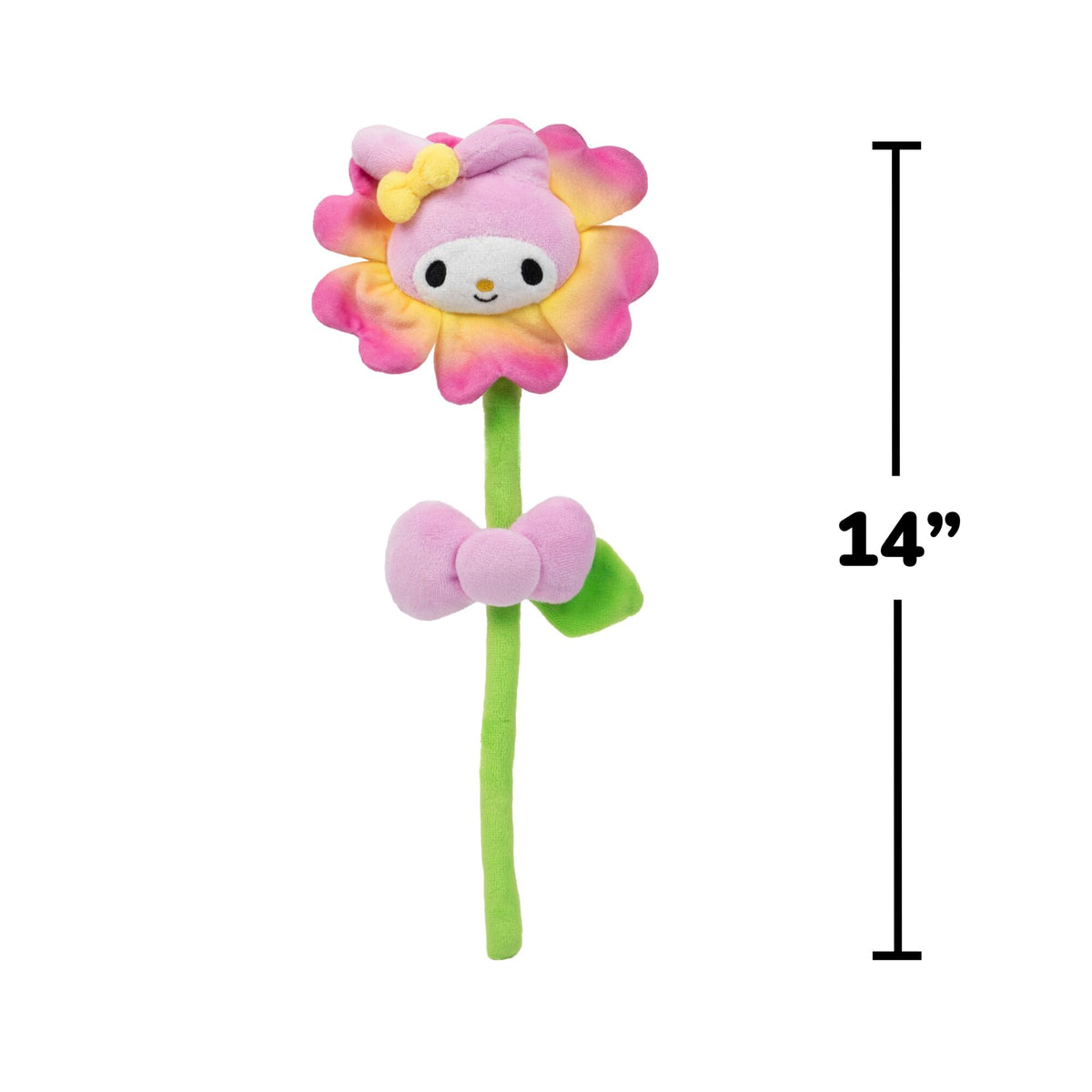 Hello Kitty and Friends 14" Plush Flower 2-Pack - My Melody & Kuromi | Jazwares