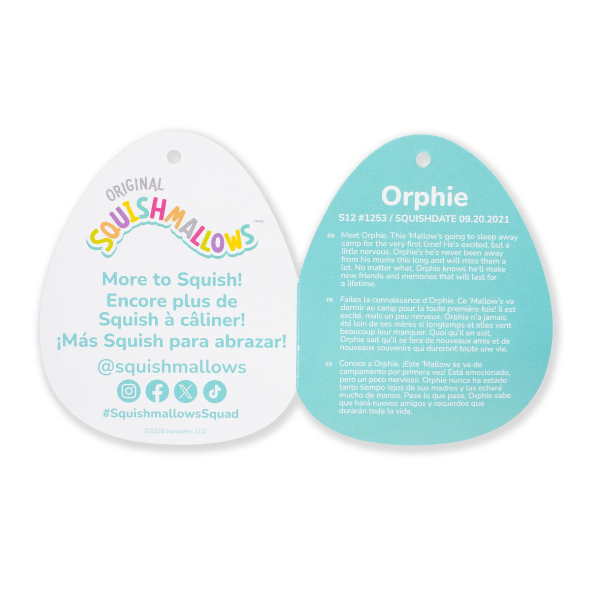 Squishmallows 12" Orphie the Lime Green Octopus with Teal Tentacles | Jazwares