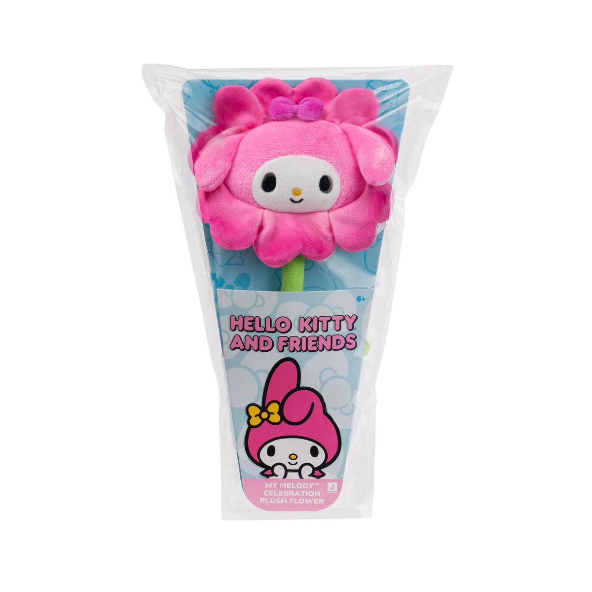 Hello Kitty and Friends 14" Plush Flower 2-Pack - Hello Kitty & My Melody | Jazwares