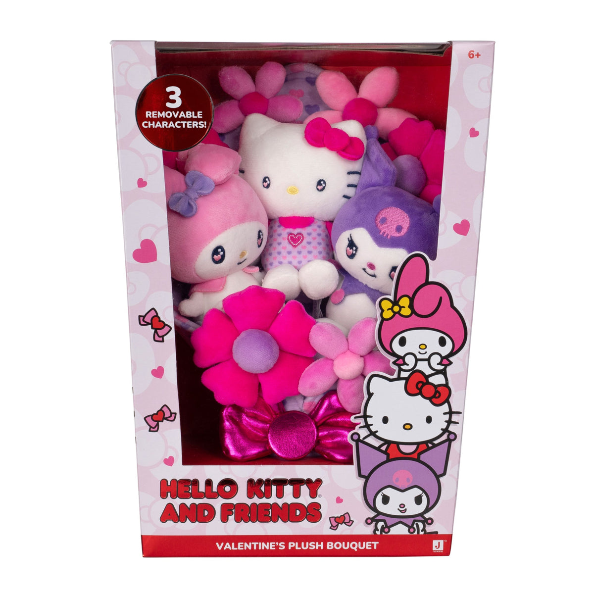 Hello Kitty and Friends 12" Plush Special Valentine’s Bouquet | Jazwares
