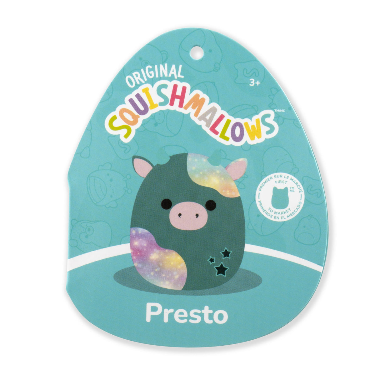Squishmallows 24" Presto the Teal Galaxy Cow | Jazwares